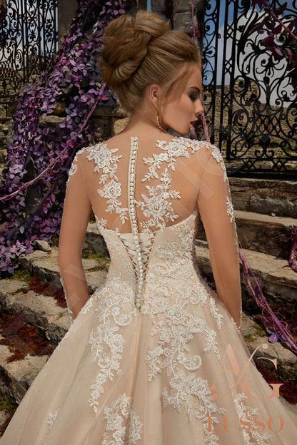 Libella Princess/Ball Gown Illusion back Long sleeve Wedding Dress 2