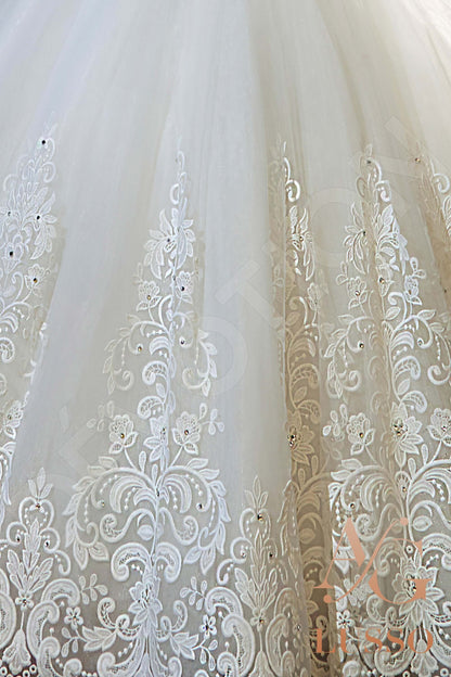 Jeralda Open back Princess/Ball Gown Strapless Wedding Dress 7