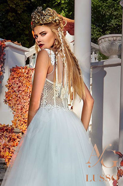 Sonya Full back Princess/Ball Gown Sleeveless Wedding Dress 5