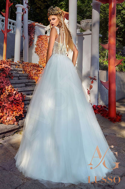 Sonya Full back Princess/Ball Gown Sleeveless Wedding Dress Front