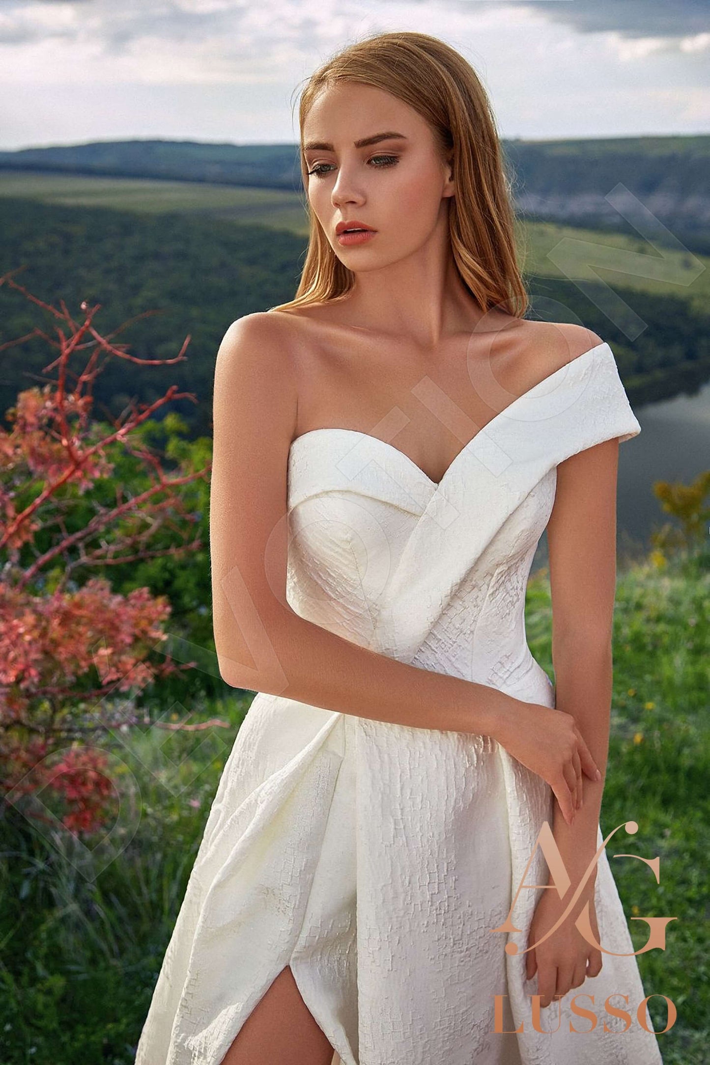 Ligidda Open back A-line Sleeveless Wedding Dress 2