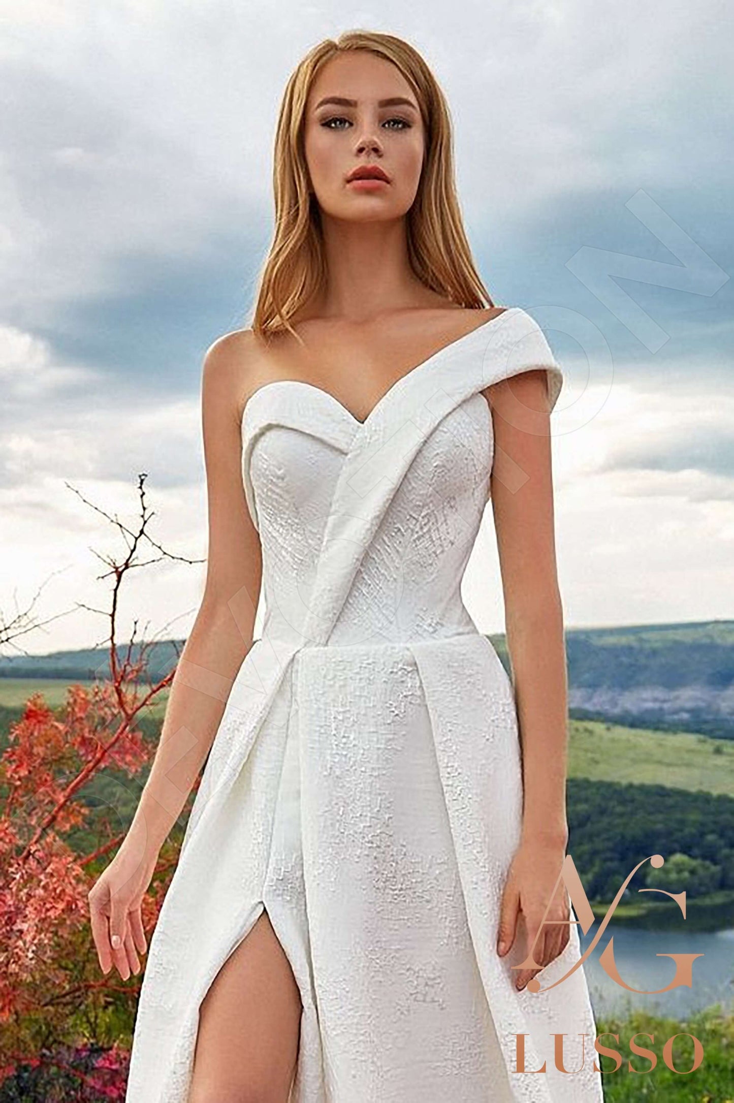 Ligidda Open back A-line Sleeveless Wedding Dress 3