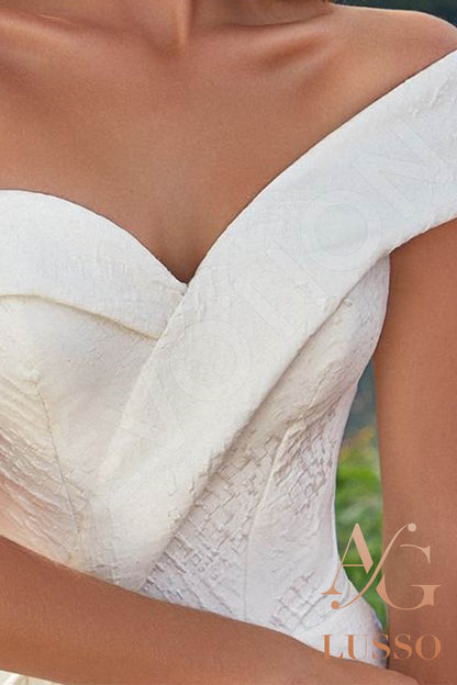 Ligidda Open back A-line Sleeveless Wedding Dress 7