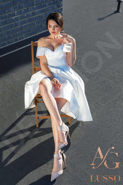 Lia Open back A-line Sleeveless Wedding Dress 5