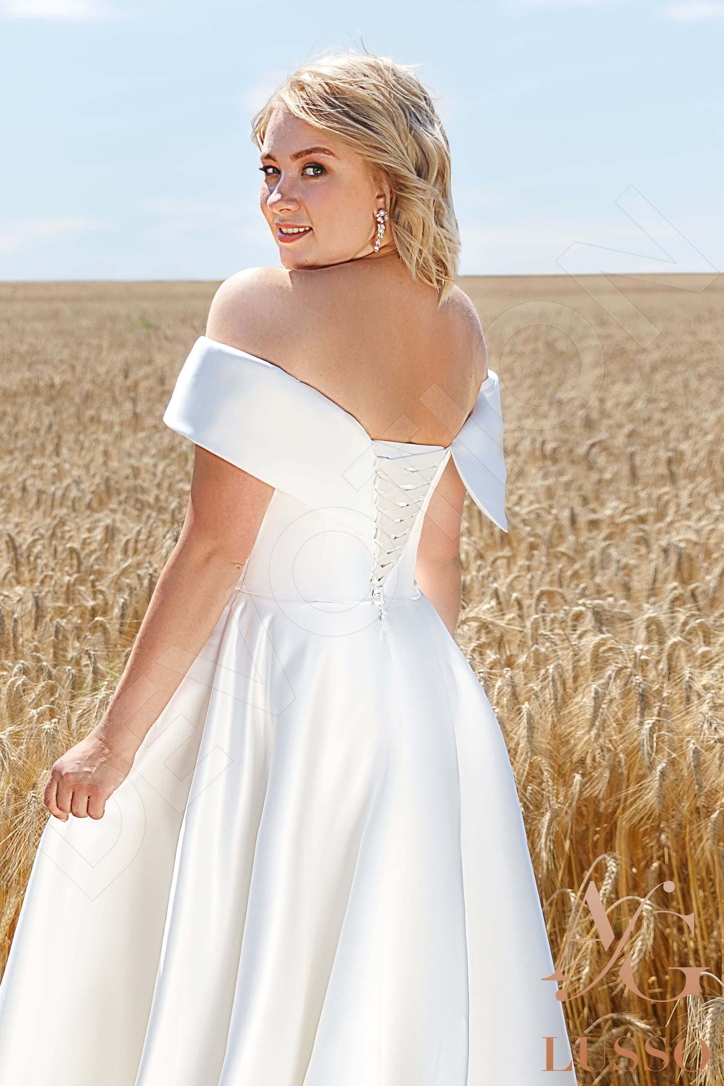 Dakotah Open back A-line Sleeveless Wedding Dress 3