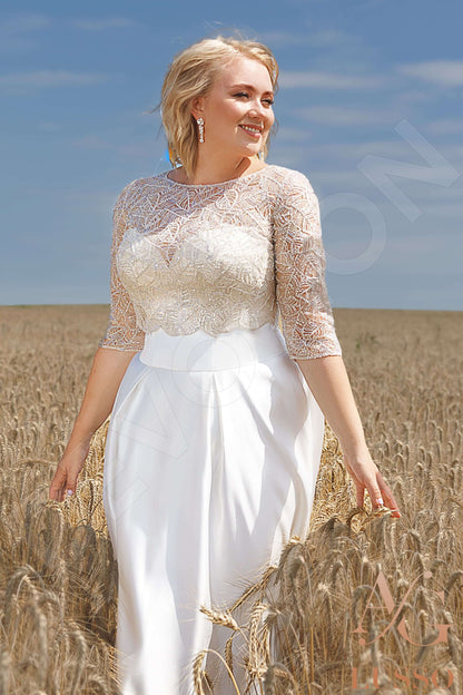 Darby Full back A-line Sleeveless Wedding Dress 6