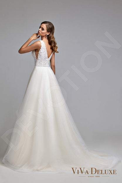 Annalise Open back A-line Sleeveless Wedding Dress 7