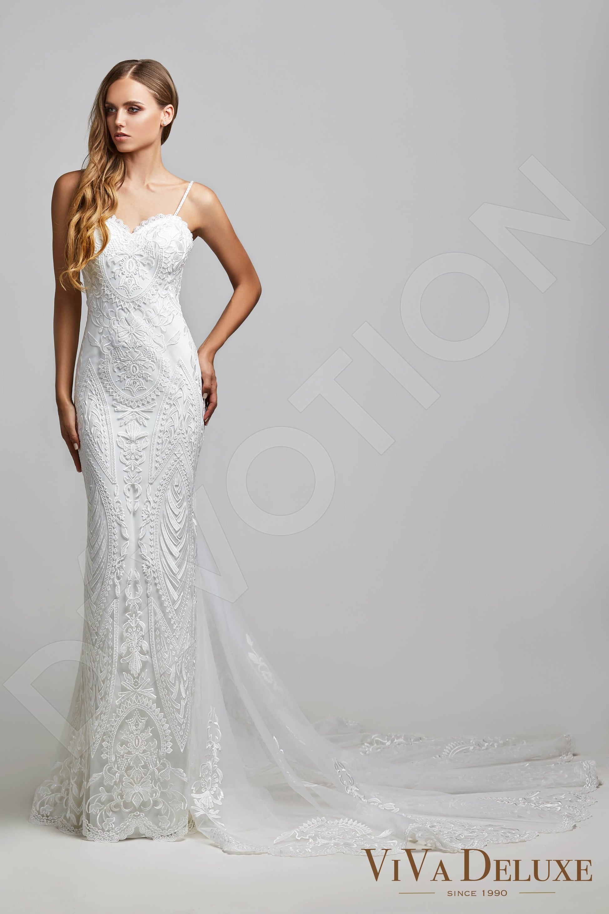 Chantia Trumpet/Mermaid Sweetheart Ivory Wedding dress