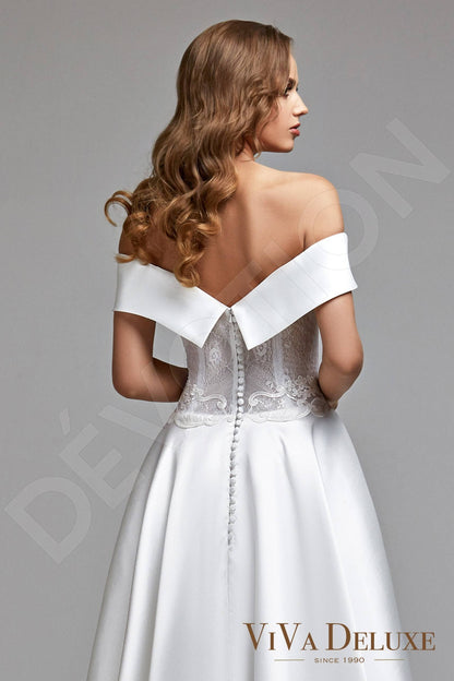 Petra Open back A-line Sleeveless Wedding Dress 3