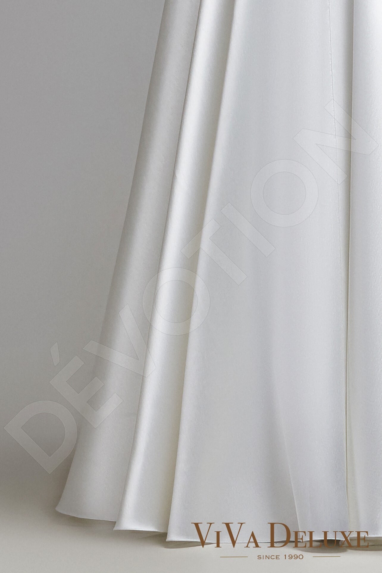 Petra A-line Off-shoulder/Drop shoulders Ivory Wedding dress