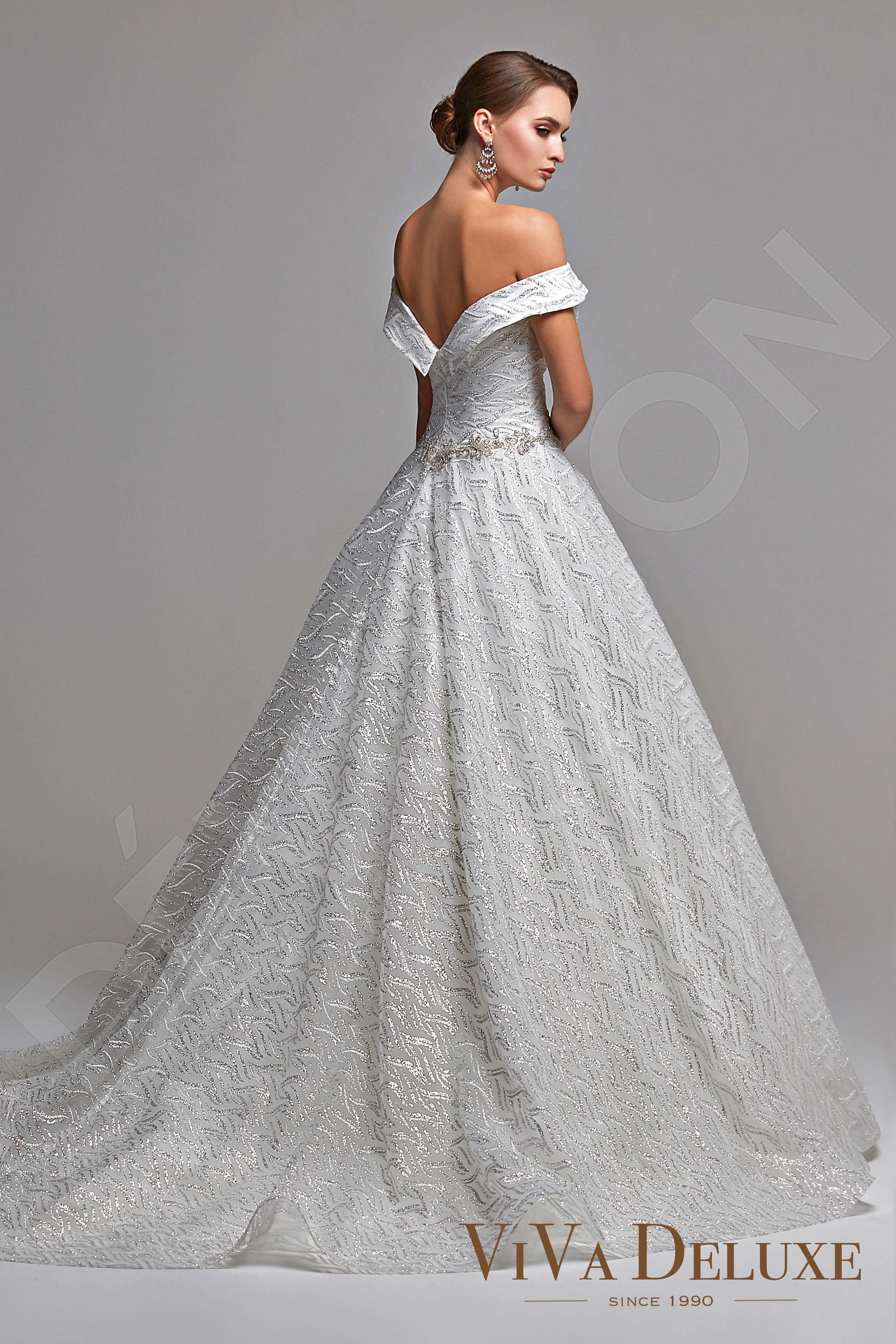 Perla Princess/Ball Gown Off-shoulder/Drop shoulders Ivory Wedding dress