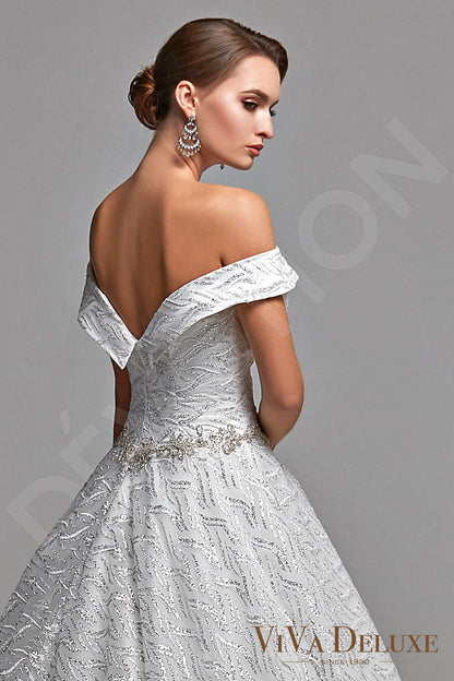 Perla Open back Princess/Ball Gown Sleeveless Wedding Dress 3