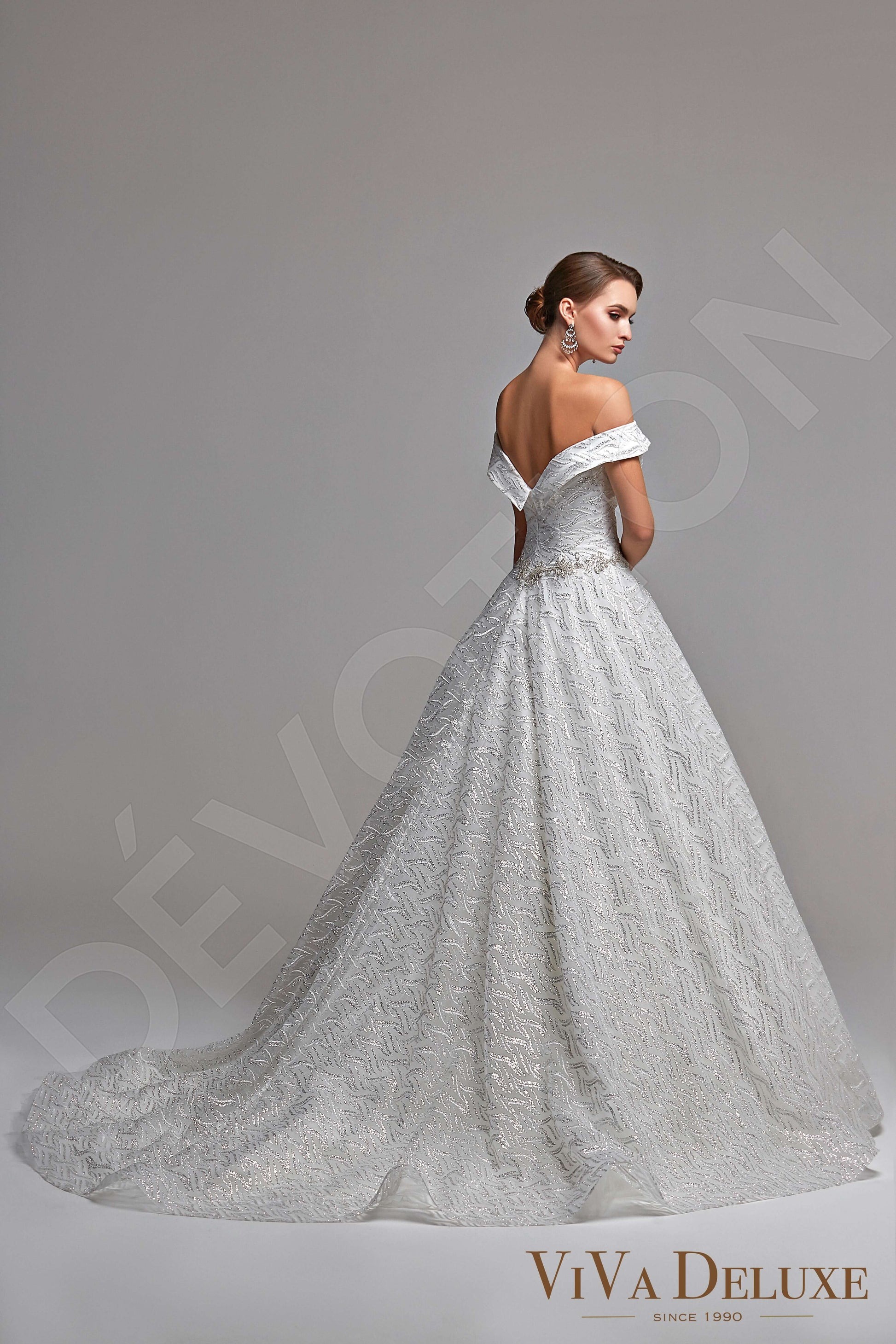 Perla Princess/Ball Gown Off-shoulder/Drop shoulders Ivory Wedding dress