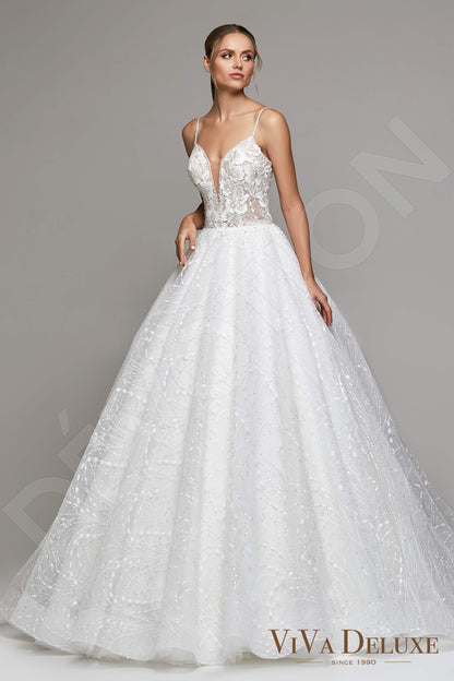 Glorie Open back Princess/Ball Gown Straps Wedding Dress Front
