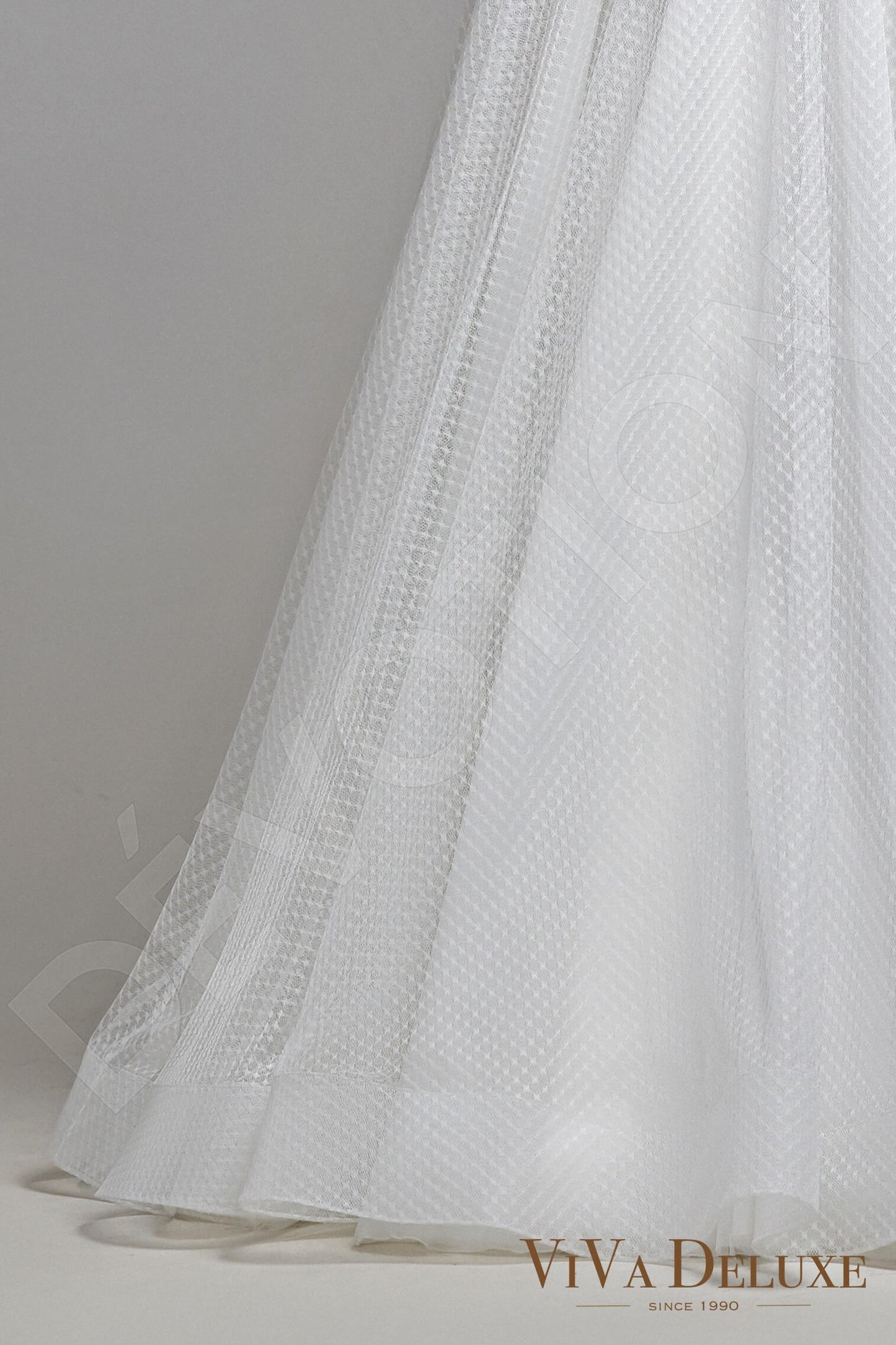 Leyna Open back A-line Sleeveless Wedding Dress 6