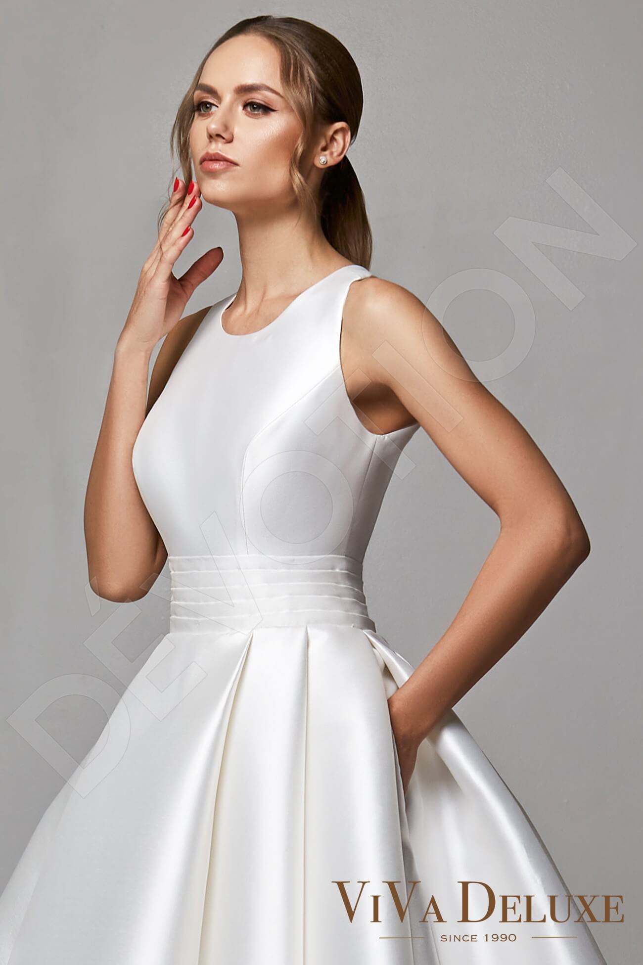 Linelle Open back Princess/Ball Gown Sleeveless Wedding Dress 2