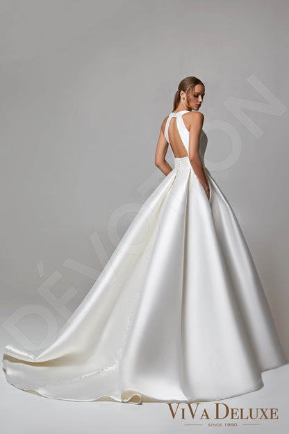 Linelle Open back Princess/Ball Gown Sleeveless Wedding Dress 8