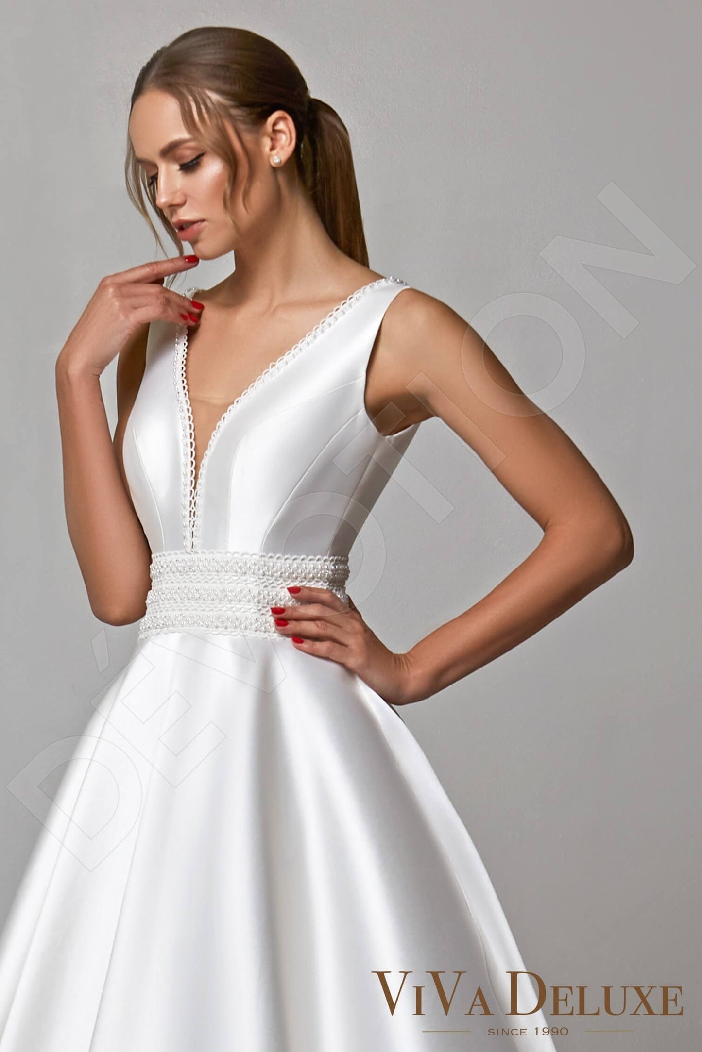 Liora Open back Princess/Ball Gown Sleeveless Wedding Dress 2