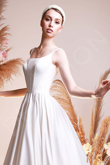 Vidalia Open back A-line Sleeveless Wedding Dress 5