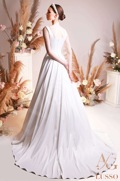 Vidalia Open back A-line Sleeveless Wedding Dress 3