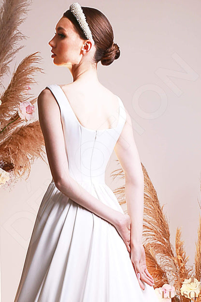 Vidalia Open back A-line Sleeveless Wedding Dress 9