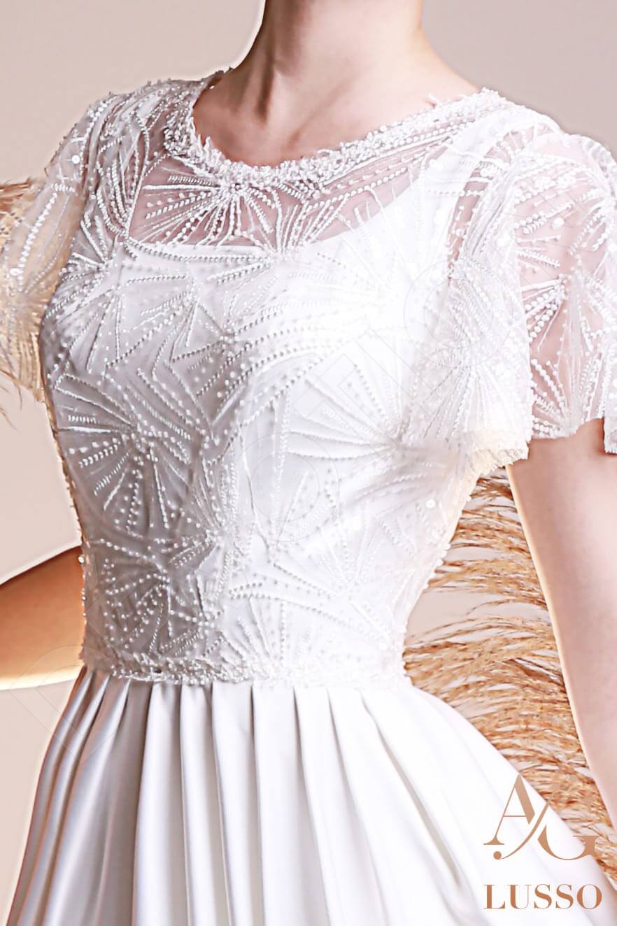 Vidalia Open back A-line Sleeveless Wedding Dress 7
