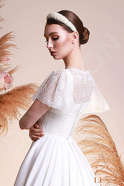 Vidalia Open back A-line Sleeveless Wedding Dress 8