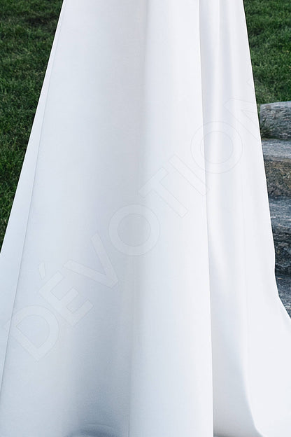 Ardeth Open back A-line Straps Wedding Dress 6