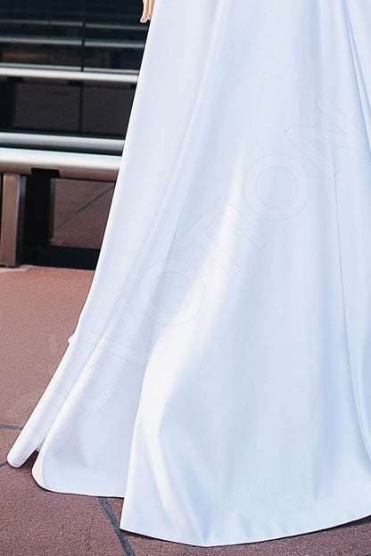 Rina Open back A-line Sleeveless Wedding Dress 6