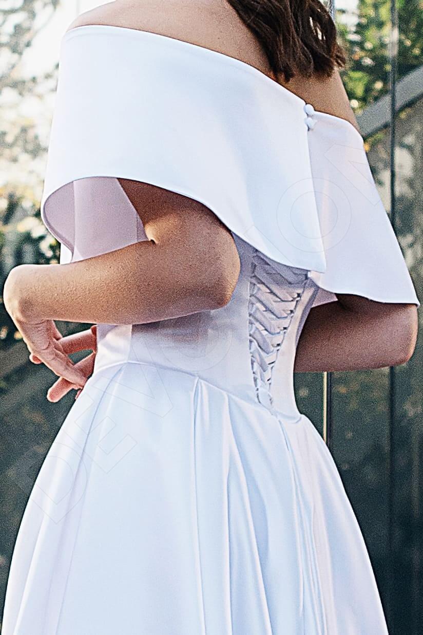 Rina Open back A-line Sleeveless Wedding Dress 7