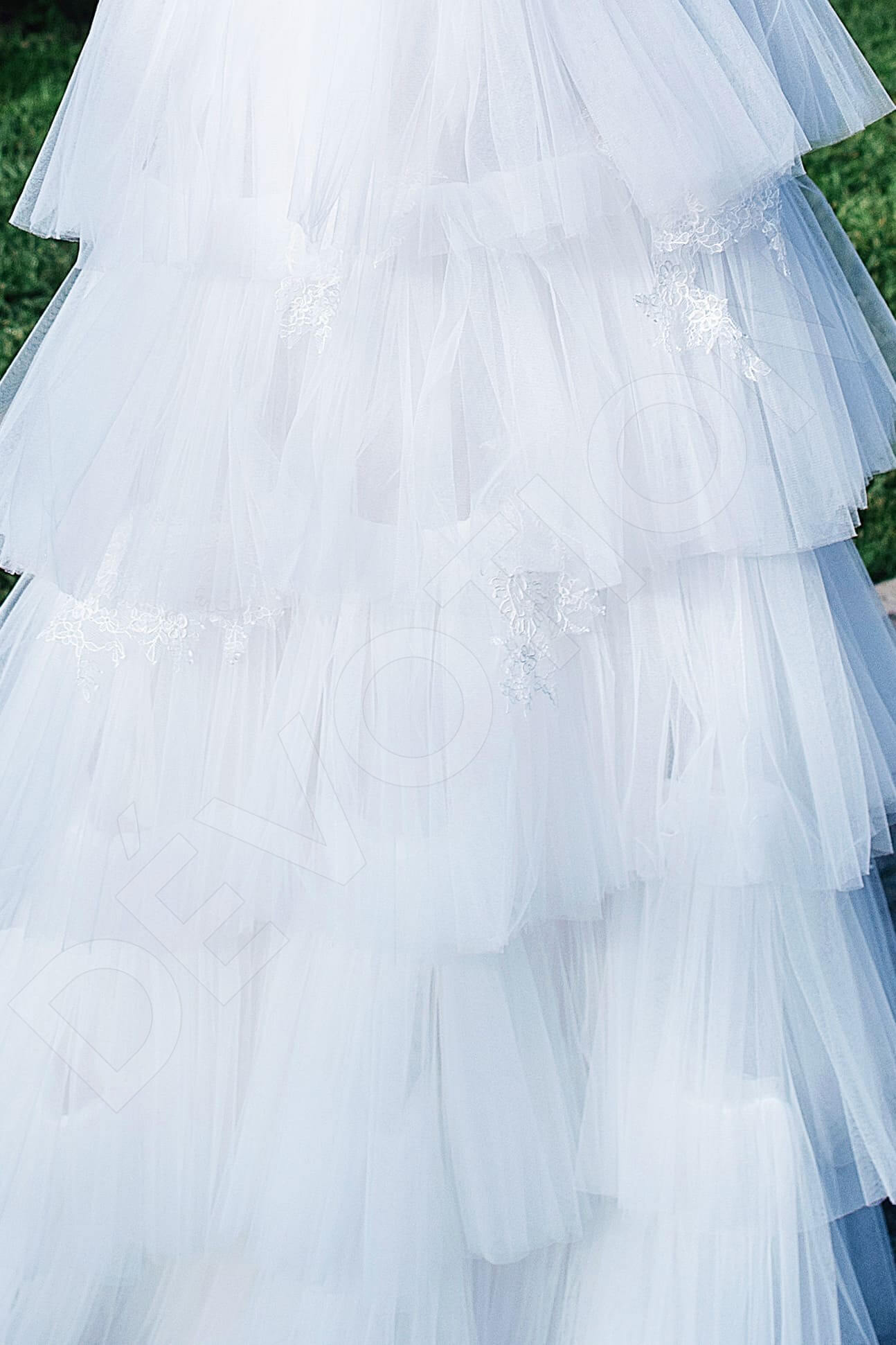 Yael Open back A-line Sleeveless Wedding Dress 7