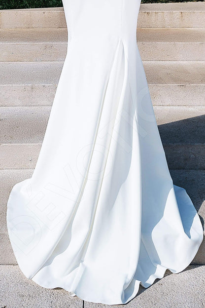 Zehava Full back Trumpet/Mermaid Sleeveless Wedding Dress 4