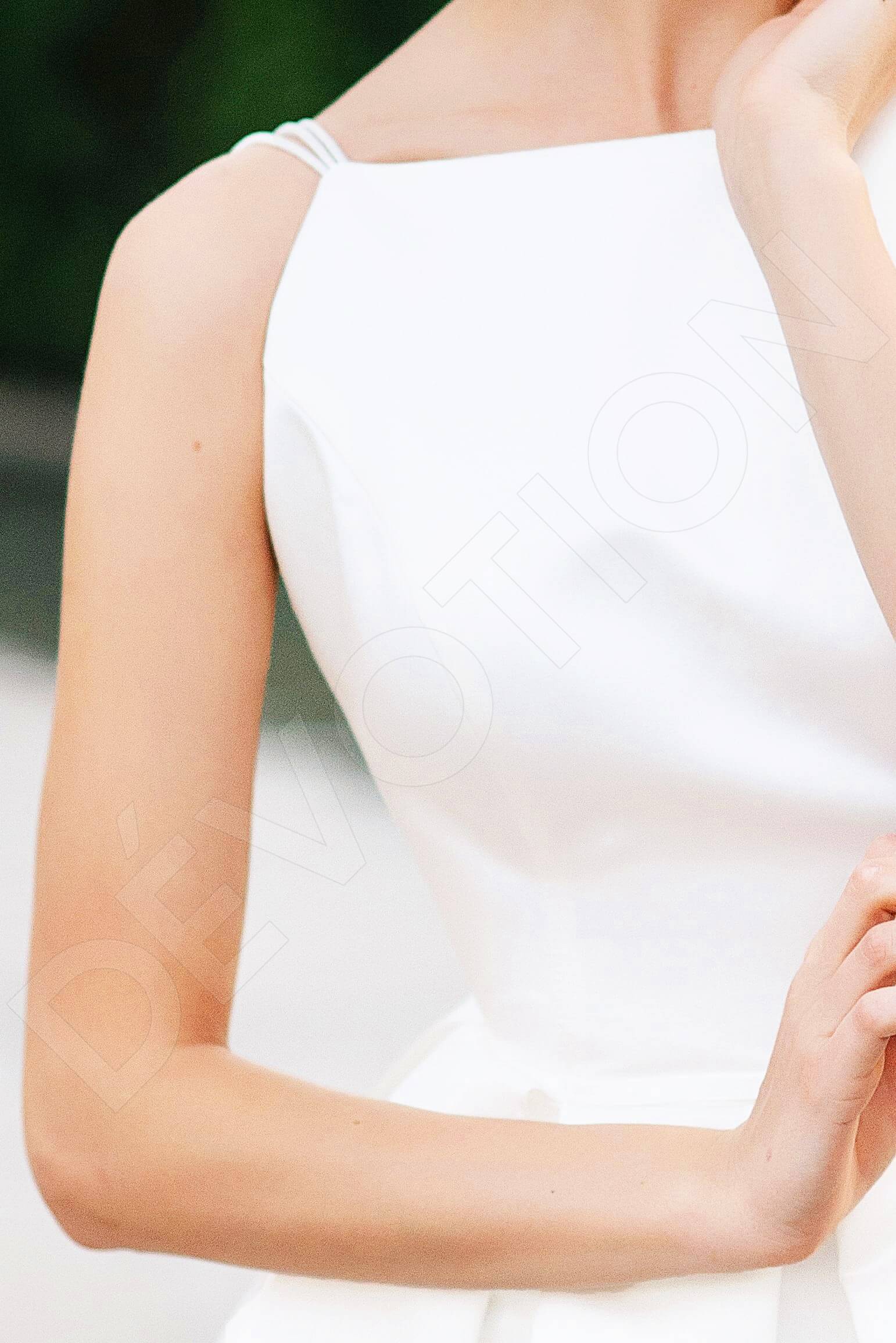 Edna A-line Jewel Ivory Wedding dress