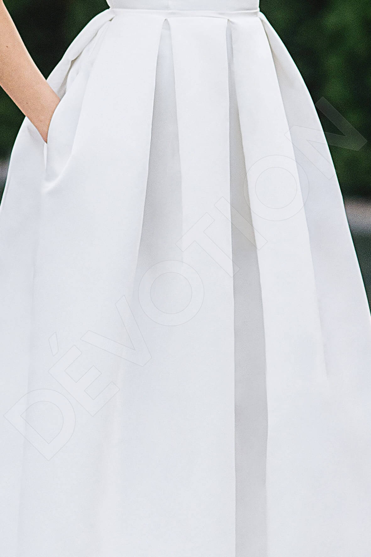 Edna A-line Jewel Ivory Wedding dress
