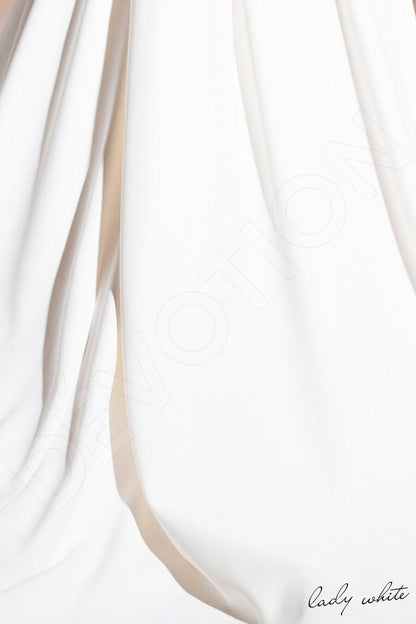 Panya Illusion back A-line Long sleeve Wedding Dress 6