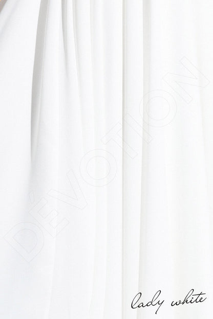 Nashwa Open back A-line Long sleeve Wedding Dress 6