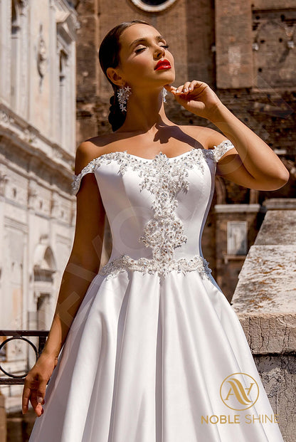 Antonella Open back A-line Sleeveless Wedding Dress 5