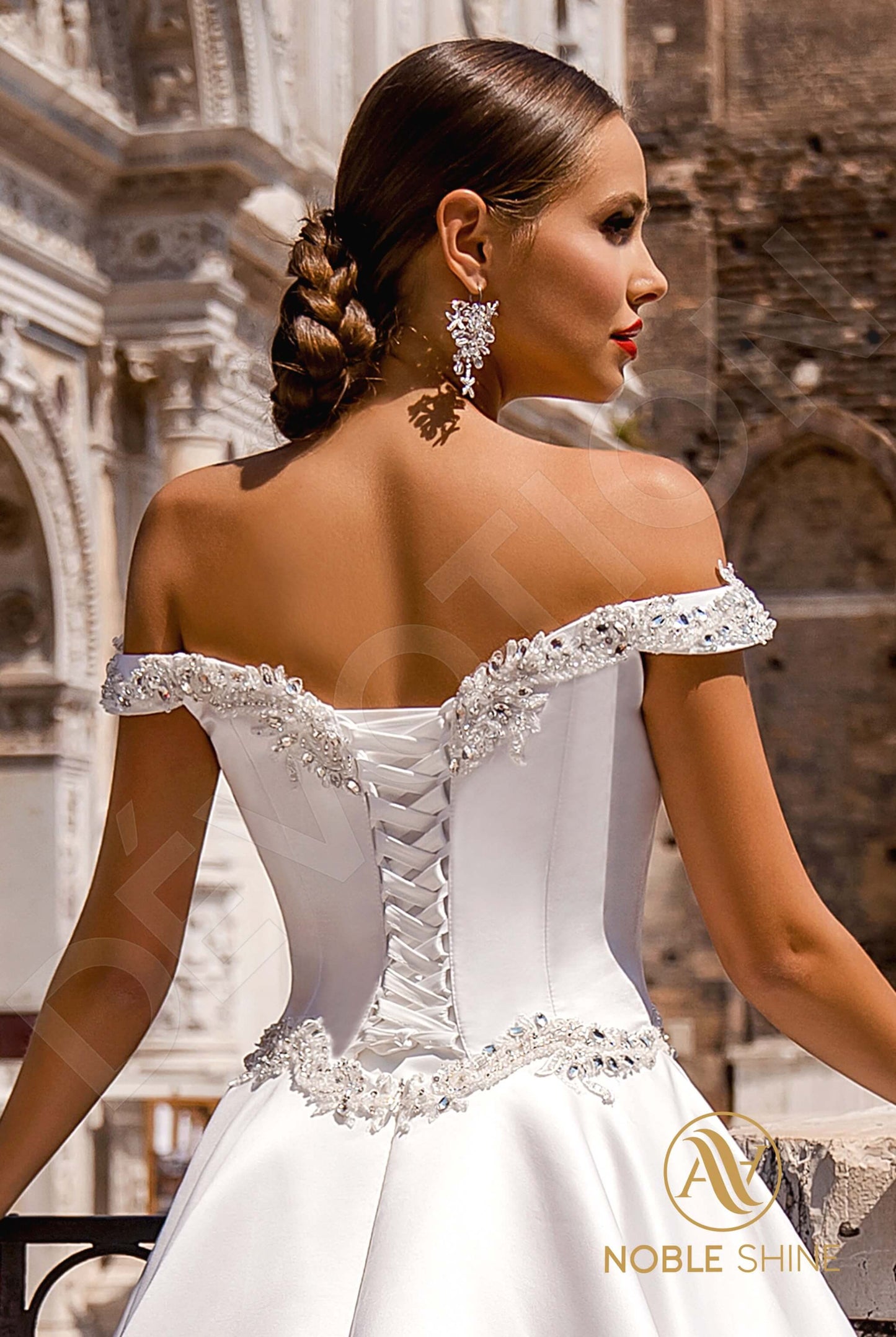 Antonella Open back A-line Sleeveless Wedding Dress 3