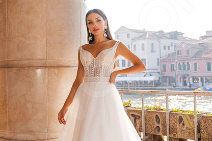 Susanna Open back A-line Sleeveless Wedding Dress 6