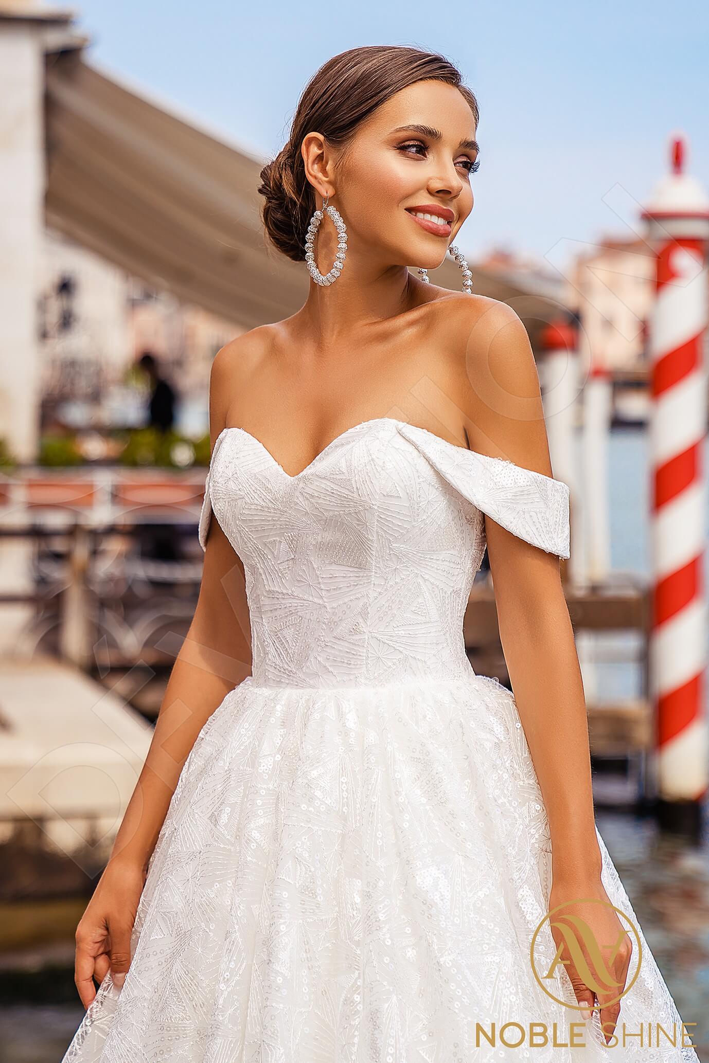 Esmeralda A-line Sweetheart Milk Wedding dress