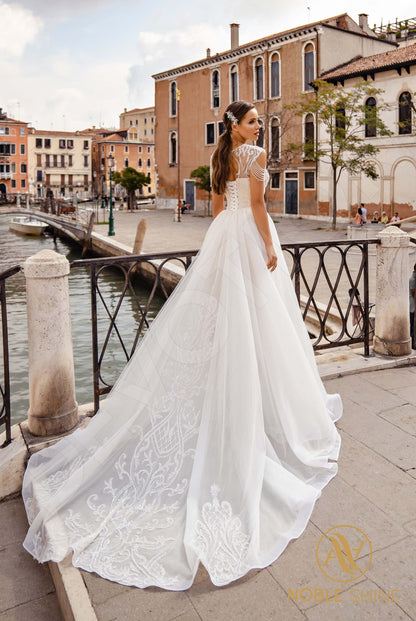 Conchita Full back A-line Sleeveless Wedding Dress 3