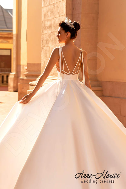 Remi Open back A-line Straps Wedding Dress 4