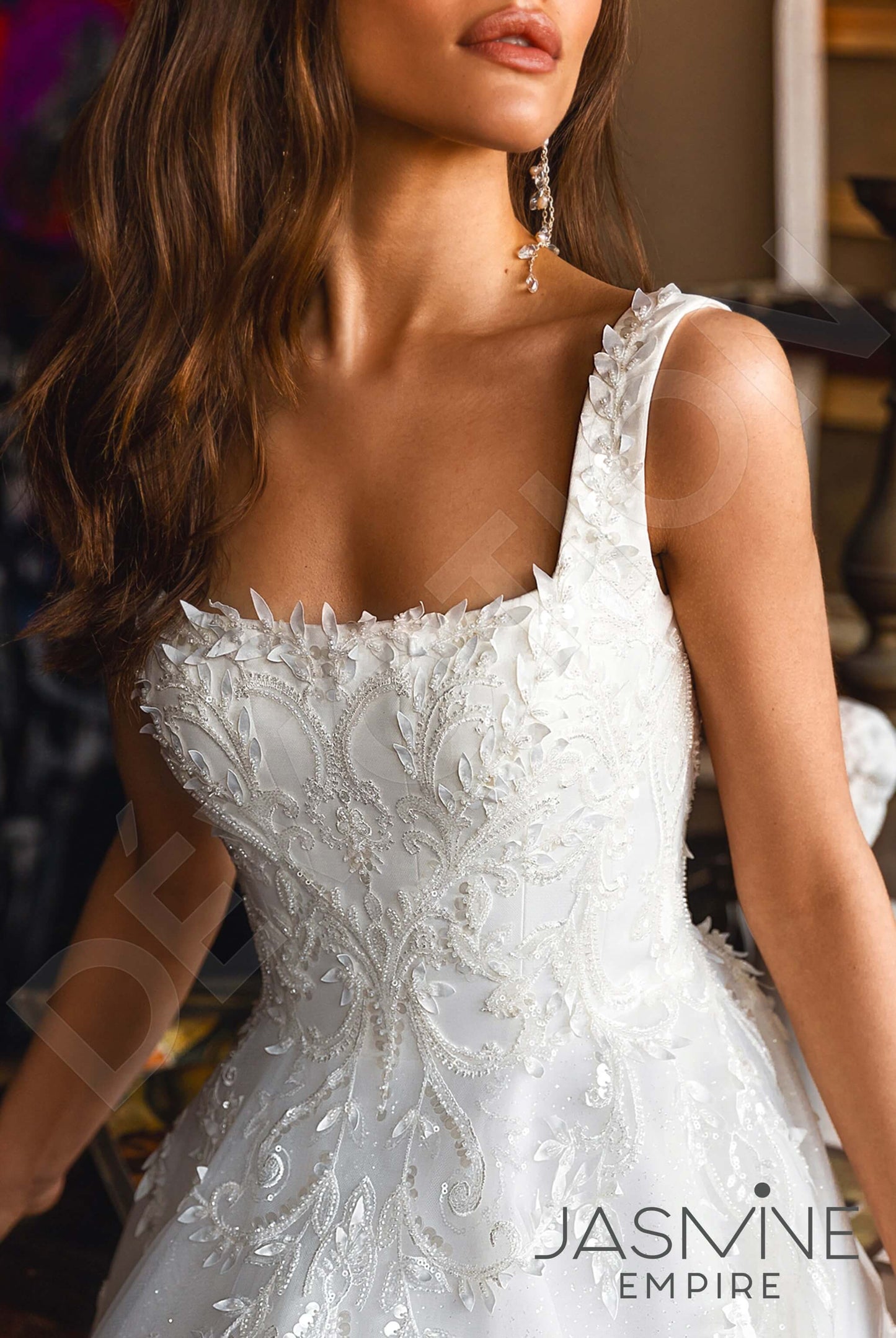 Lorella Open back A-line Sleeveless Wedding Dress 7