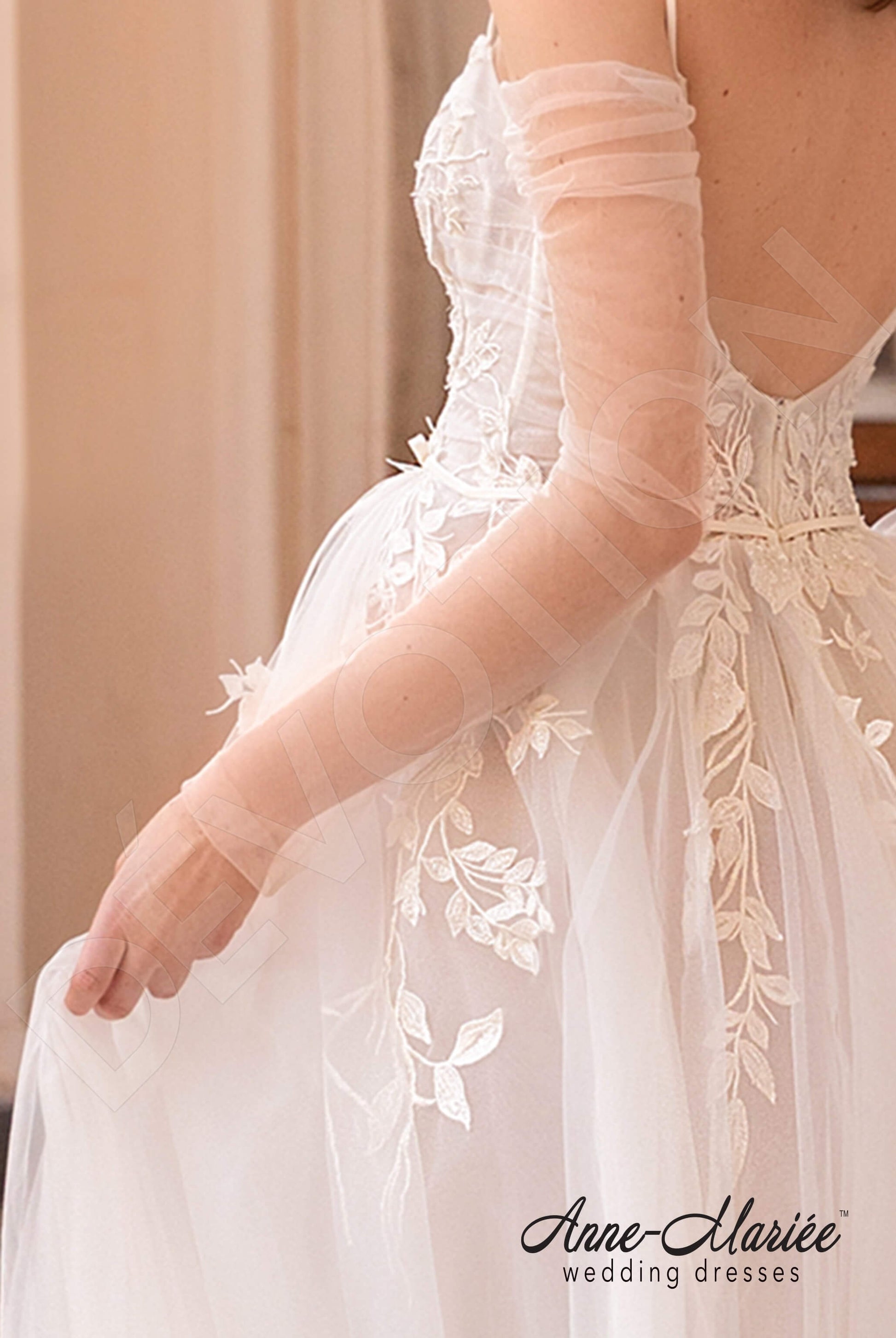 Lucile A-line Sweetheart Milk Wedding dress