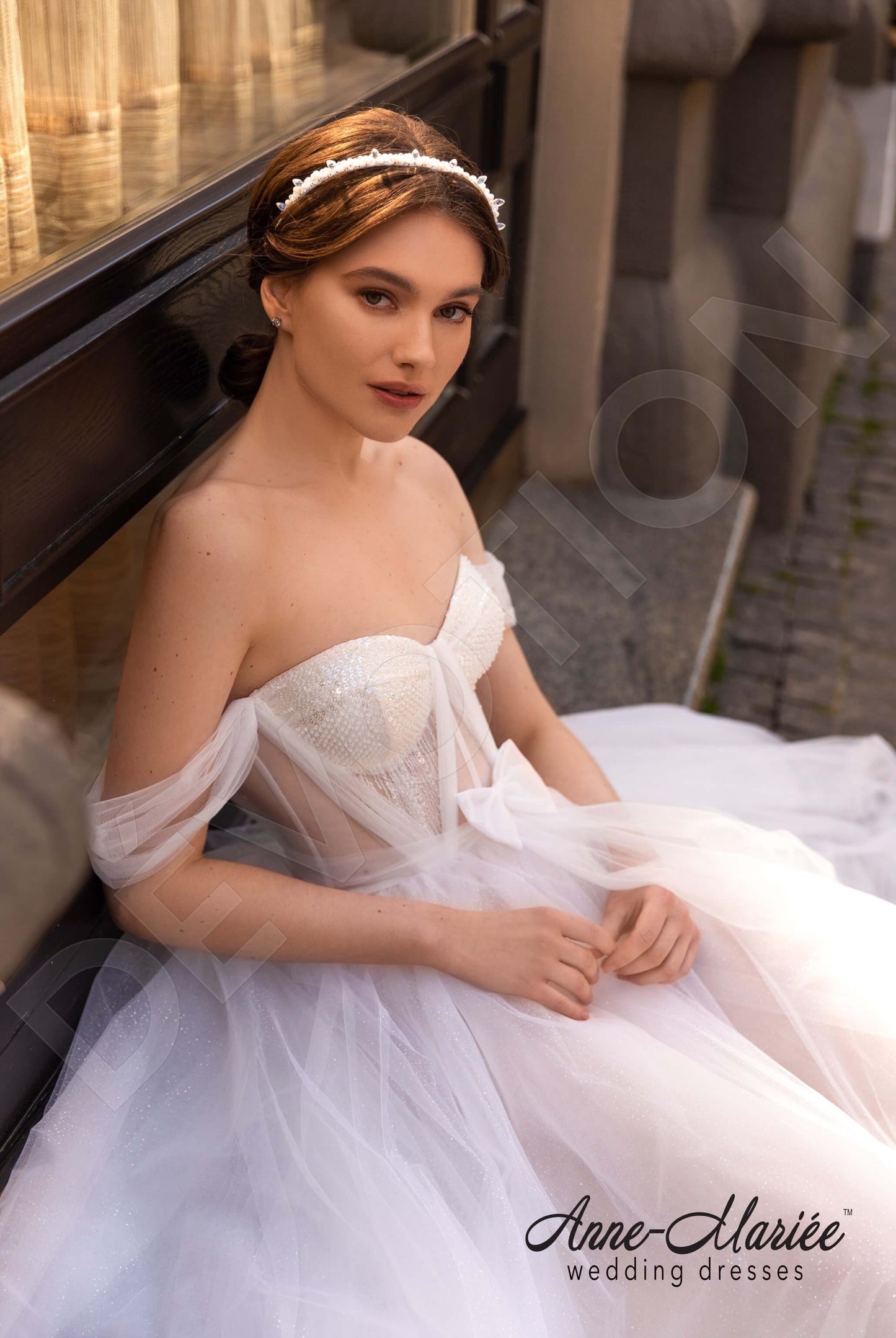 Pirret Open back A-line Straps Wedding Dress 2